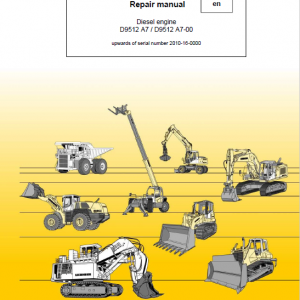 Liebherr D9512 A7, D9512 A7-00 Engine Service Manual