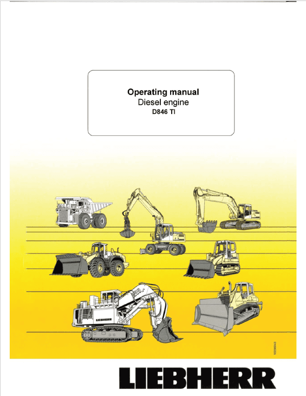 Liebherr D846 Ti Engine Service Manual