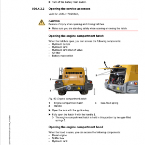 Liebherr L580 Type 1170 Wheel Loader Service Manual - Image 2