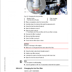 Liebherr L507 Type 1259 Wheel Loader Service Manual - Image 3