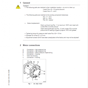 Liebherr LR 624, LR 634 Crawler Dozer Repair Service Manual - Image 3