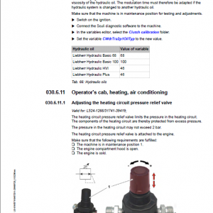 Liebherr L524 Type 1266 Wheel Loader Service Manual - Image 3