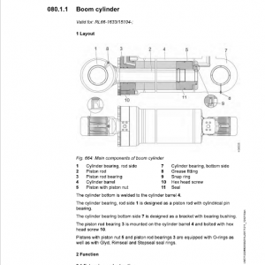 Liebherr RL 66 Pipe Layer Dozer Service Manual - Image 4