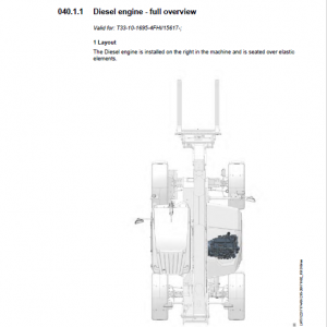 Liebherr T33-10 Telescopic Handler Service Manual - Image 4