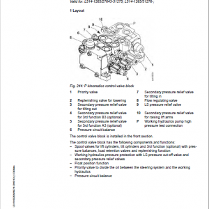 Liebherr L514 Type 1265 Wheel Loader Service Manual - Image 4