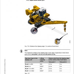 Liebherr RL 46 Pipe Layer Dozer Service Manual - Image 5