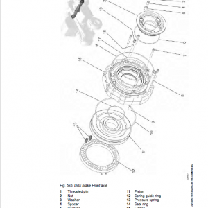 Liebherr TL432 Type 1483 Telescopic Handler Service Manual - Image 5