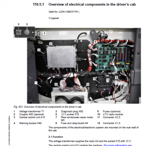 Liebherr L524 Type 1266 Wheel Loader Service Manual - Image 5