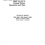 John Deere 750C, 750C Series II, 850C, 850C Series II Crawler Dozer Technical Manual - Image 2