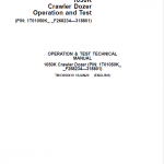 John Deere 1050K Crawler Dozer Service Manual (SN. from F268234 - F318801)