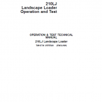 John Deere 210LJ Landscape Loader Repair Technical Manual - Image 2