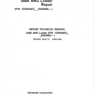 John Deere 544K 4WD Loader Service Manual (SN. after E642665)