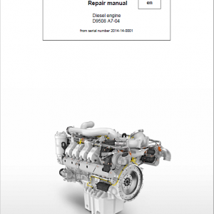 Liebherr D9508 A7-04 Engine Service Manual