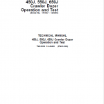 John Deere 450J, 550J, 650J Crawler Dozer Technical Manual (SN. from 141667-159986) - Image 2
