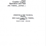 John Deere 605K Crawler Loader Service Manual (SN. from E237629)