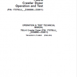 John Deere 750J-II Crawler Dozer Technical Manual (SN. from D306890-D330911) - Image 2