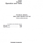 John Deere 244E Loader Repair Technical Manual - Image 2