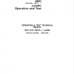 John Deere 344J Loader Service Manual (SN. after 22914)