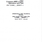 John Deere 344K Loader Repair Technical Manual (SN. after B030077) - Image 2