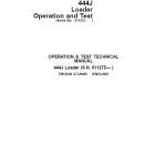 John Deere 444J Loader Repair Technical Manual (SN. after 611275) - Image 2