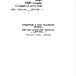 John Deere 444K 4WD Loader Technical Manual (SN. from D670308) - Image 2