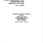 John Deere 624K 4WD Loader Engine 6068HDW79 T3 & S2 Technical Manual ( SN. - 642634) - Image 2