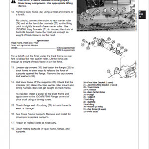 John Deere 950C Crawler Dozer Technical Manual (TM2247 and TM1849) - Image 3