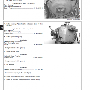 John Deere 244H Loader Repair Technical Manual - Image 2