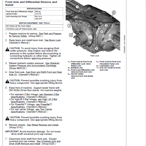 John Deere 624K 4WD Loader Technical Manual (SN. from F658065-F677548) - Image 3