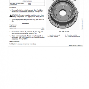 John Deere 850J-II Crawler Dozer Technical Manual (SN. from D306725 - D323043) - Image 4