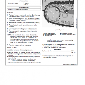 John Deere 1050K PL Pipelayer Crawler Dozer Technical Manual (SN. F310922 - F318801) - Image 4