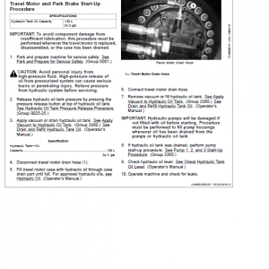 John Deere 245GLC Excavator Repair Technical Manual (SN. F800001-) - Image 4