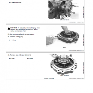 John Deere 210LJ Landscape Loader Repair Technical Manual - Image 4