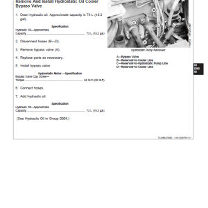 John Deere 244H Loader Repair Technical Manual - Image 3