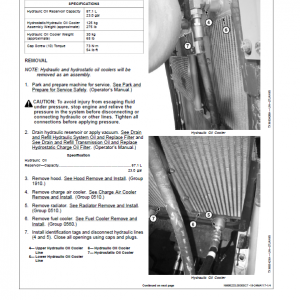 John Deere 1050K PL Pipelayer Crawler Dozer Technical Manual (SN. F310922 - F318801) - Image 5