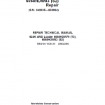 John Deere 624K 4WD Loader with Engine T2 & T3 Service Manual (SN. 642635 - 658064)