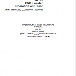 John Deere WL53 4WD Loader Repair Technical Manual (S.N D100008 - D100079) - Image 2
