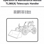 Bobcat TL360 and TL360X Telescopic Handler Service Manual - Image 4