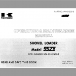 Kawasaki 95ZII Wheel Loader Service Manual - Image 2