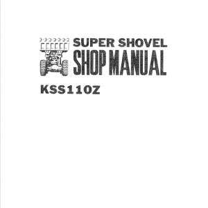 Kawasaki KSS110Z,110ZII Wheel Loader Service Manual - Image 4