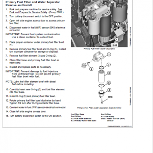 John Deere 824K 4WD Engine T3 & S2 Loader Technical Manual (S.N 641970 - 664099) - Image 4