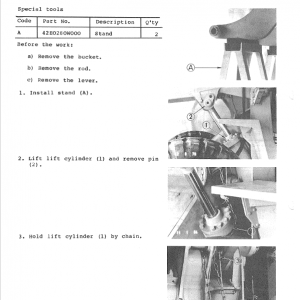 Kawasaki 85ZII Wheel Loader Service Manual - Image 4