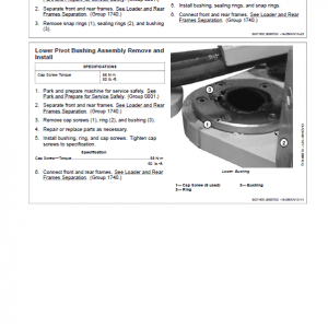 John Deere 204K, 304K Compact 4WD Loader Technical Manual ( S.N after B030847 -) - Image 4