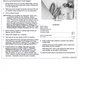 John Deere 844J Loader Repair Technical Manual - Image 5