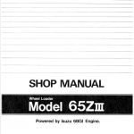 Kawasaki 65ZIII Wheel Loader Service Manual