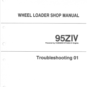 Kawasaki 95ZIV Wheel Loader Service Manual