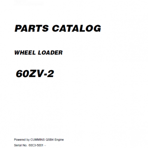 Kawasaki 65ZV-2, 65TMV-2 Wheel Loader Service Manual - Image 5