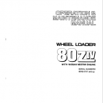 Kawasaki 80ZIV Wheel Loader Repair Service Manual - Image 4