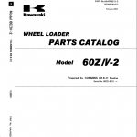 Kawasaki 60ZIV-2 Wheel Loader Repair Service Manual - Image 2
