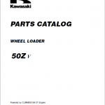 Kawasaki 50ZV Wheel Loader Repair Service Manual - Image 3